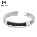 【クーポン利用で4700円】 バングル ブレスレット チェーン メタル メンズ トレンド メッシュ 織り込み 8 ドバイ 贅沢 ジュエリー