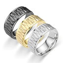【クーポン利用で3050円】 指輪 リング ステンレス ゴールド レディース メンズ ニュー ファッション イレギュラー 8mm カラー スチール ジオメトリ パンク ジュエリー ギフト
