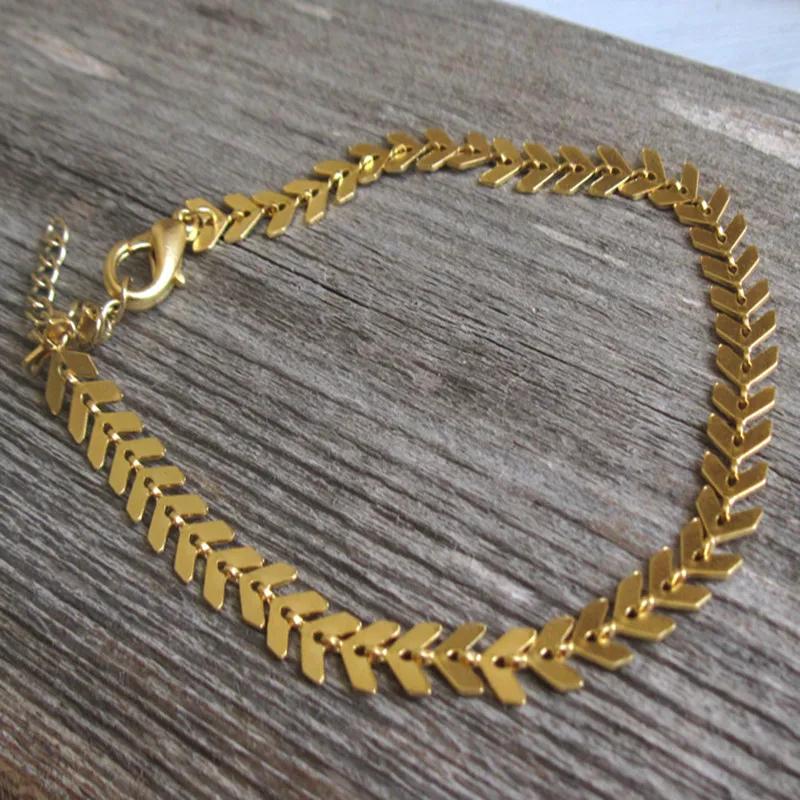 【クーポン利用で4700円】 アンクレット ブレスレット ゴールド チェーン シンプル 矢印 レディース 裸足 カラー サンダル フット 足 夏 サマー ビーチ ジュエリー 脚 レッグ 足首 アンクル