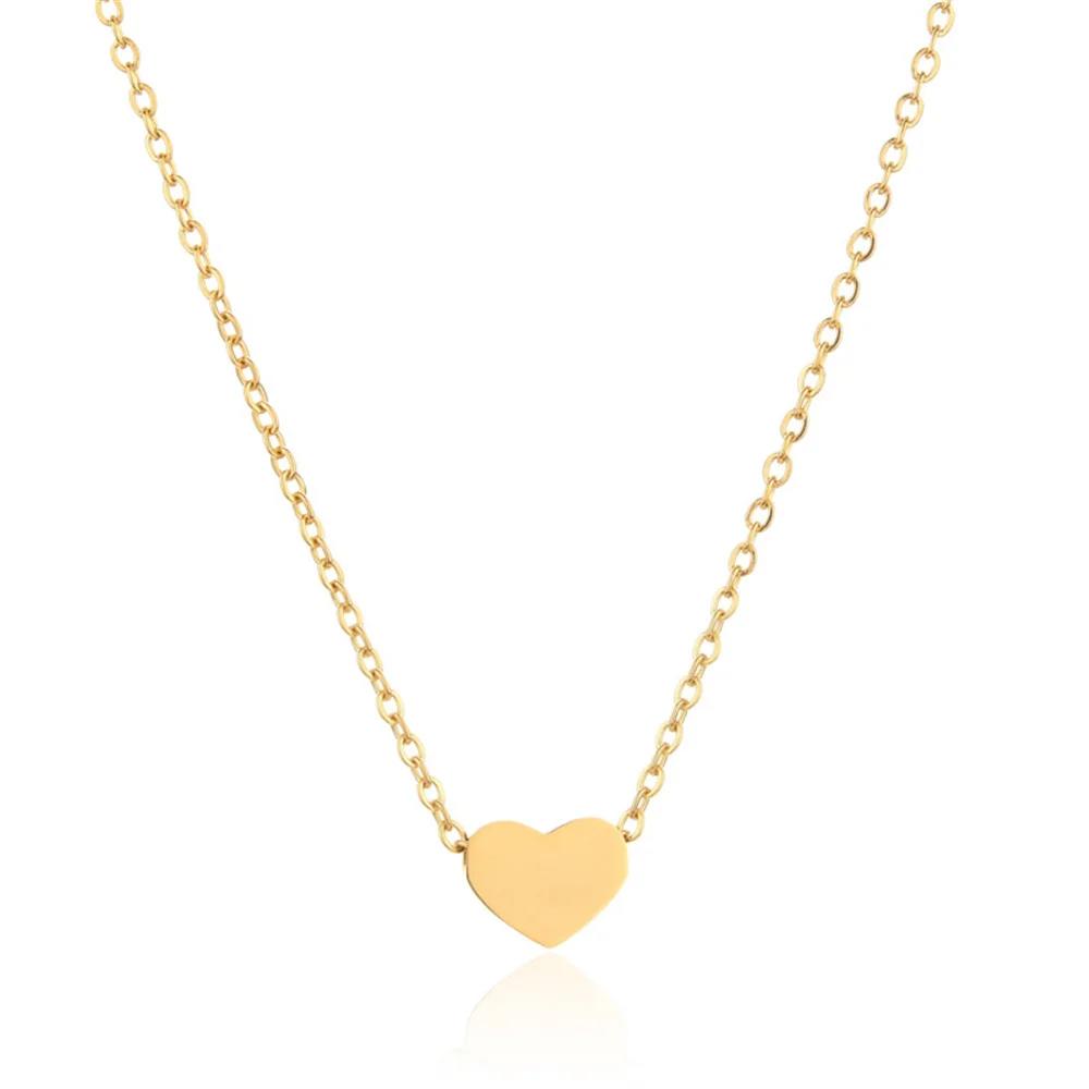 【送料無料】 チョーカー ペンダント ネックレス ステンレス ゴールド ハート レディース ロマンチック スモール 小さな カラー スチール 首 ネック ジュエ...