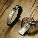 【クーポン利用で14950円】 ブレスレット ネックレス クロス 本革 レザー おしゃれ 大人 ジュエリー ブランド セット トップ レディース