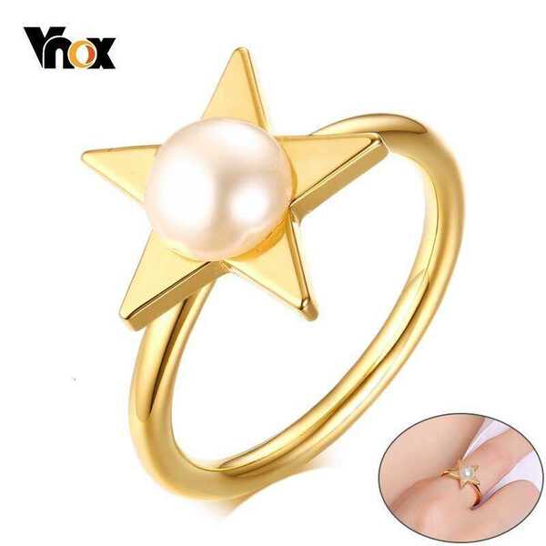 【クーポン利用で4070円】 指輪 リング パール 真珠 レディース 女性 おしゃれ 大人 かわいい レディース 女性リング フェイク フェミニン エレガント プロミス 結婚式 トレンド 流行 人気 スター 星 Love 11号 14号 16号(4)