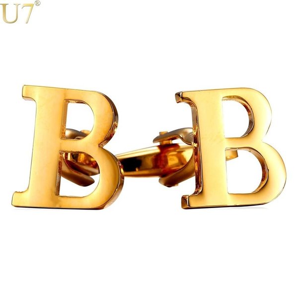 【送料無料】 ブランド アルファベット B 文字 カフス カフ ボタン リンク 名前 トレンド レター 人気 プレゼント メタル 金属 ネーム メンズ 男性 B字 おしゃれ 大人 イニシャル