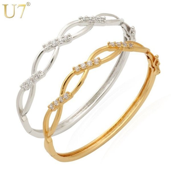 【送料無料】 トレンド ジルコン バングル ファッション シルバー ジルコニア ブレスレット ジュエリー ラグジュアリー 人気 レディース おしゃれ 大人