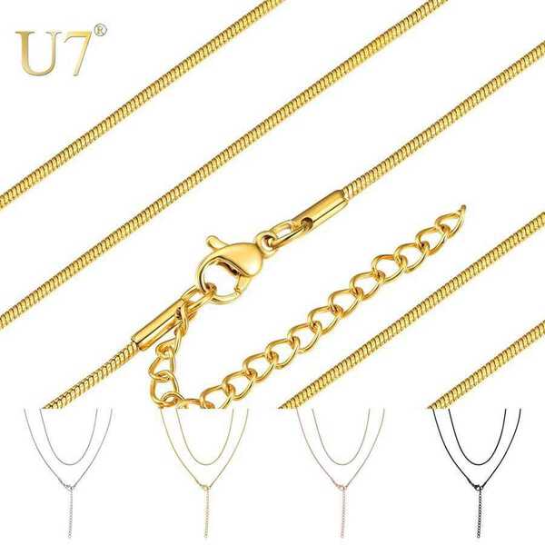 【クーポン利用で8260円】 ネックレス ゴールド スネーク ステンレス チェーン レディース 女性 メンズ 男性 ヒップホップ スリム 薄い スネーレディース...