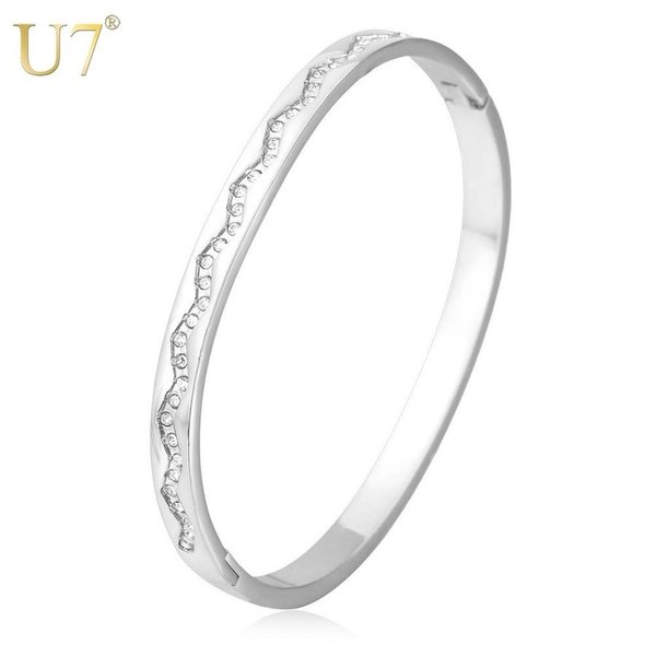 【送料無料】 スタイル バングル ファッション ラウンド ラインストーン ブレスレット 腕輪 ジュエリー サマー シンプル 大人 トレンド おしゃれ かわいい ...