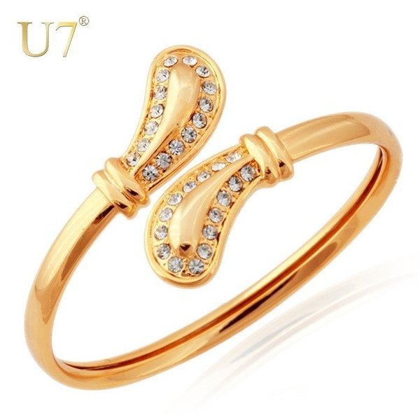 【送料無料】 トレンド クリスタル カフ ブレスレット ファッション シルバー ラインストーン バングル ゴールド ジュエリー 人気 プレゼント レディース メ...