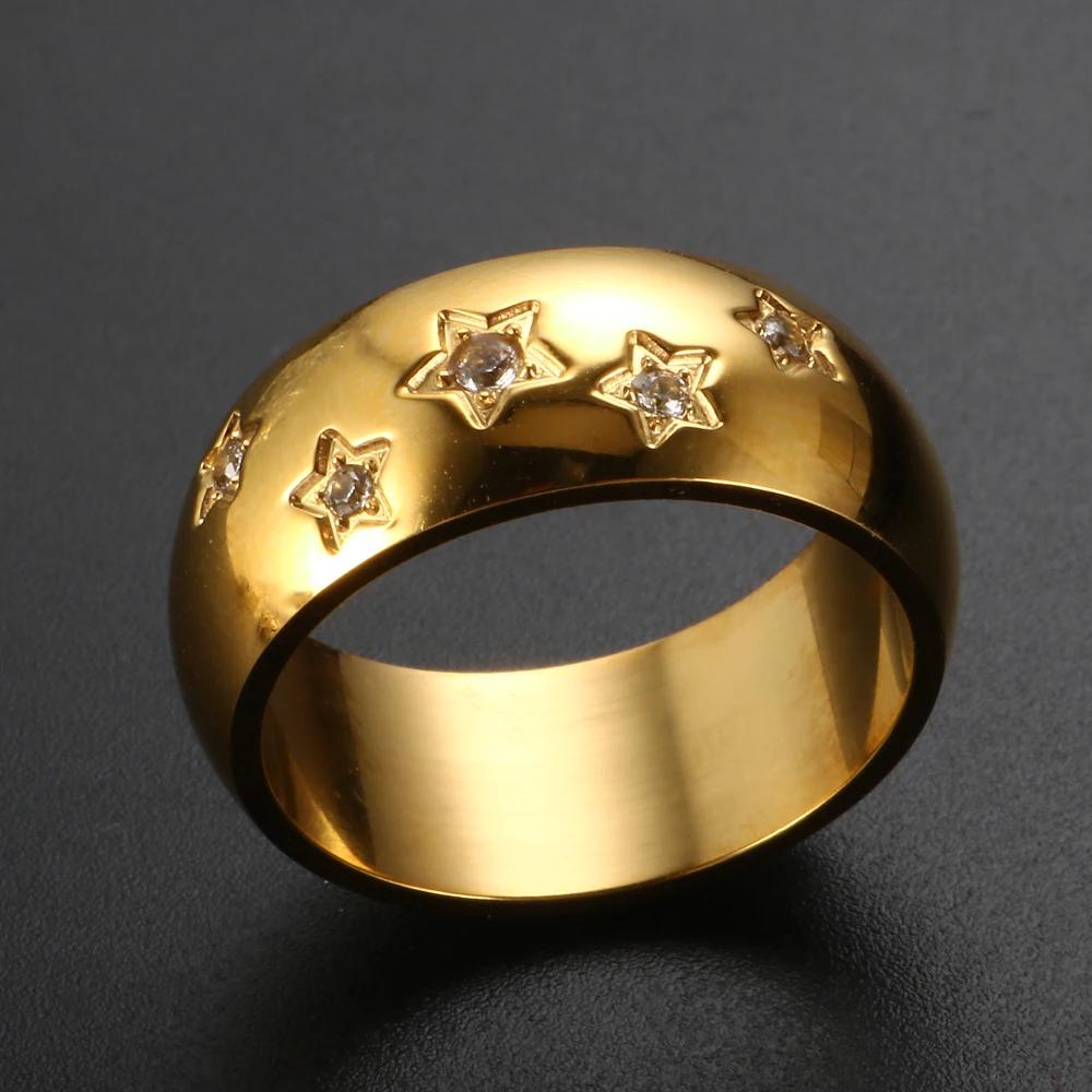 楽天FineJewelrys【クーポン利用で4970円】 指輪 リング ジルコニア クリスタル ステンレス 星 レディース 贅沢 スター セット ジルコン スチール 五芒星 チャーム 指 フィンガー ガール CZ パーティ トレンド ジュエリー ギフト