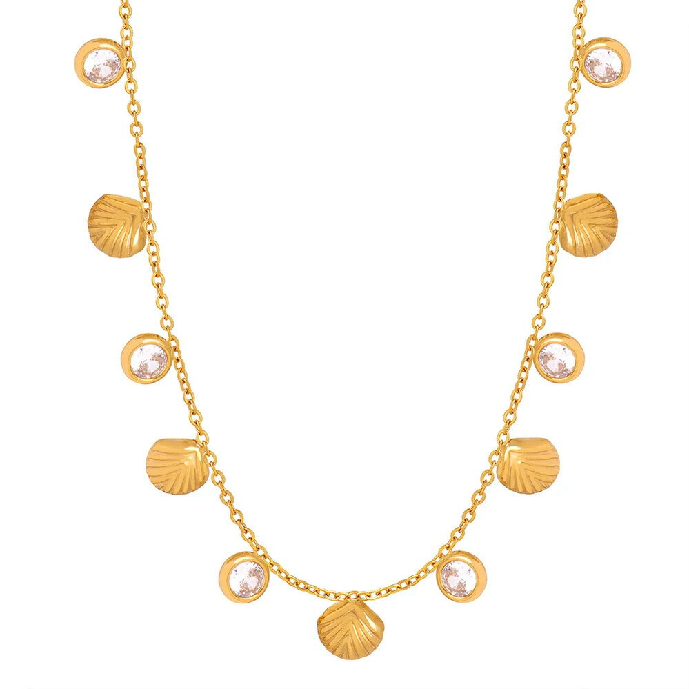 【送料無料】 チョーカー ペンダント ネックレス ジルコニア ステンレス スクエア レディース スチール 幾何学 ジュエリー パーティ ギフト ガール カラフル...