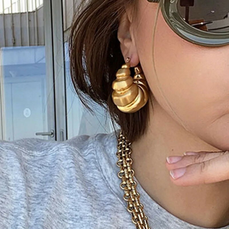 【送料無料】 ピアス ステンレス ボッチャ フープ ポール レディース ぽっちゃり 分厚い スチール ステ..