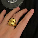 【クーポン利用で5450円】 指輪 リング ステンレス ボッチャ シンプル レディース ダブル レイヤー 分厚い スチール ぽっちゃり ステートメント ミニマリスト 防水 非 ターニッシュ ジュエリー(4)