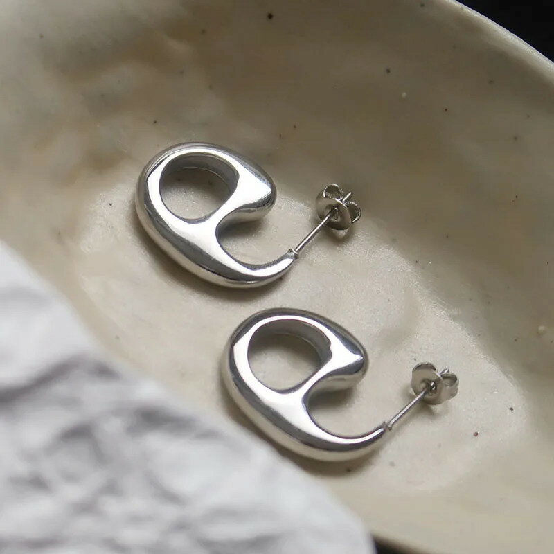 【送料無料】 ピアス 動物 アニマル ステンレス シンプル プラント フープ ブタ 植物 レディース 豚 ブダ 鼻 コーヒー 豆 ビーンズ スチール ミニマリスト ジュエリー エレガント 防水