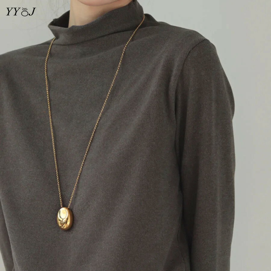 楽天FineJewelrys【クーポン利用で5450円】 ネックレス ステンレス ドロップ ロング レディース 大 水滴 ウォータードロップ スチール セーター 冬 ウィンター 幾何学 ジュエリー ハイ 品質