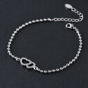 【クーポン利用で3640円】 ブレスレット クリスタル シルバー チェーン ハート パール 星 レディース スター ミックス スタイル カラー ハンド ファッション ジュエリー