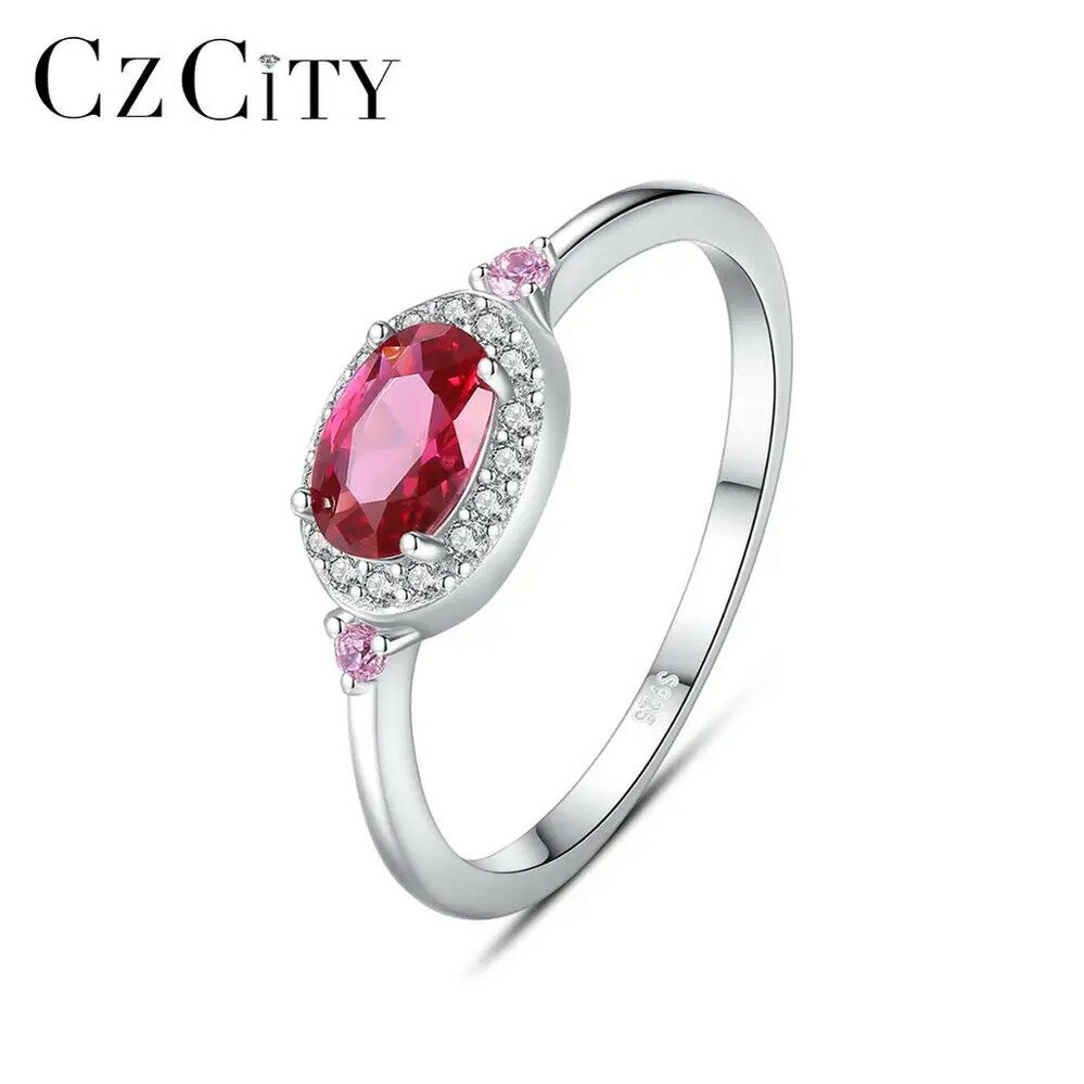 楽天FineJewelrys【クーポン利用で8610円】 指輪 リング ブライダル シルバー オバール ストーン レディース ルビー ジェムストーン オリジナル 925 スターリング 贅沢 トレンド 結婚式 ウェディング 記念日 指 フィンガー パーティ ギフト