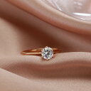 【クーポン利用で4140円】 指輪 リング ジルコニア ゴールド シンプル 韓国 レディース ファッション 結婚式 ウェディング 585 ローズ ナチュラル ジルコン かわいい ロマンチック ギフト ガールフレンド