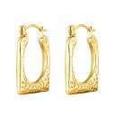 【クーポン利用で4090円】 ピアス ステンレス ビンテージ ゴールド フープ レディース カラー スポンジ スチール パンク ハギー ジュエリー(4)