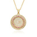 【送料無料】 チョーカー ペンダント ネックレス レインボー ジルコニア ゴールド LOVE レディース ボヘミアン カラー イスラム レター Love ディス...