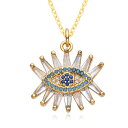 【送料無料】 チョーカー ペンダント ネックレス ジルコニア ゴールド キャッチ トルコ レディース ドリームキャッチャー カラー 悪 エビル ウアジェト ウジ...