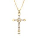 【送料無料】 チョーカー ペンダント ネックレス 黒 ブラック アメリカ ゴールド チェーン クロス レディース メンズ ヨーロッパ カラー チャーム マイクロ...