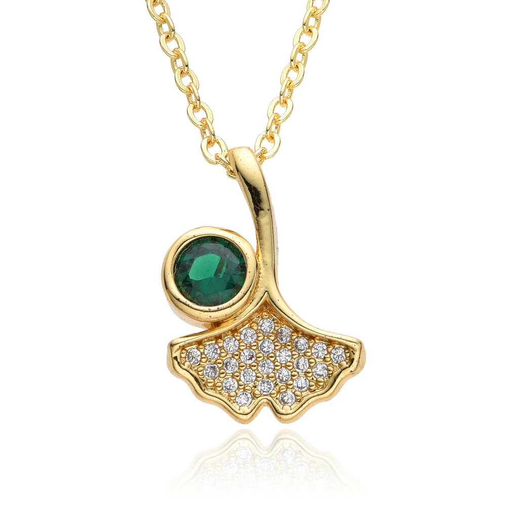 【送料無料】 チョーカー ペンダント ネックレス ゴールド チェーン プラント 木の葉 リーフ 植物 野菜 レディース カラー 銀杏 チャーム カラフル マイク...