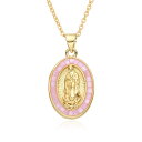 【送料無料】 チョーカー ペンダント ネックレス ゴールド オバール シェル レディース カラー グアダルーペ ユダ チャーム カラフル 貝殻 セント DIY ...