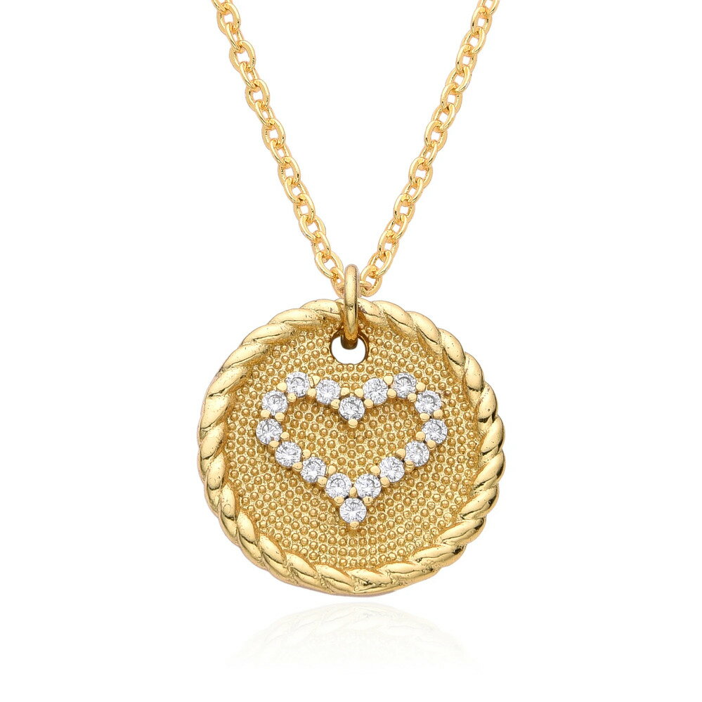 【送料無料】 チョーカー ペンダント ネックレス ジルコニア ゴールド チェーン ラウンド ハート コイン レディース メンズ ヒップホップ カラー チャーム ...