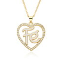 【送料無料】 チョーカー ペンダント ネックレス 白 ホワイト 黒 ブラック ジルコニア ゴールド ハート レディース kpop カラー 透かし レター 象眼細...