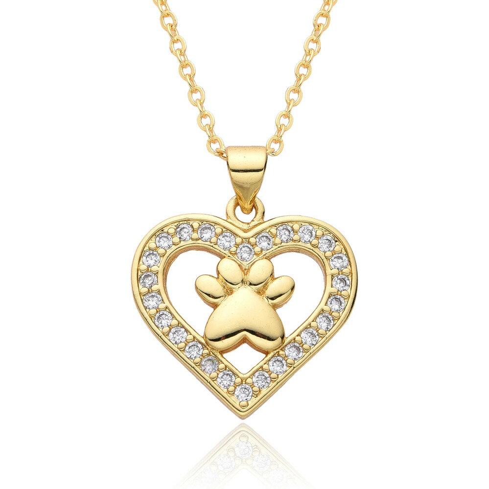 【送料無料】 チョーカー ペンダント ネックレス ゴールド チェーン ハート レディース 新しい カラー 透かし チャーム マイクロインレイド CZ 太陽 DI...