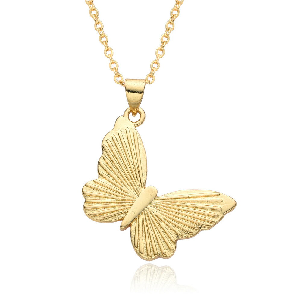 【送料無料】 チョーカー ペンダント ネックレス 蝶 バタフライ ビンテージ インセクト ゴールド チェーン 昆虫 レディース トレンド カラー チャーム マイ...