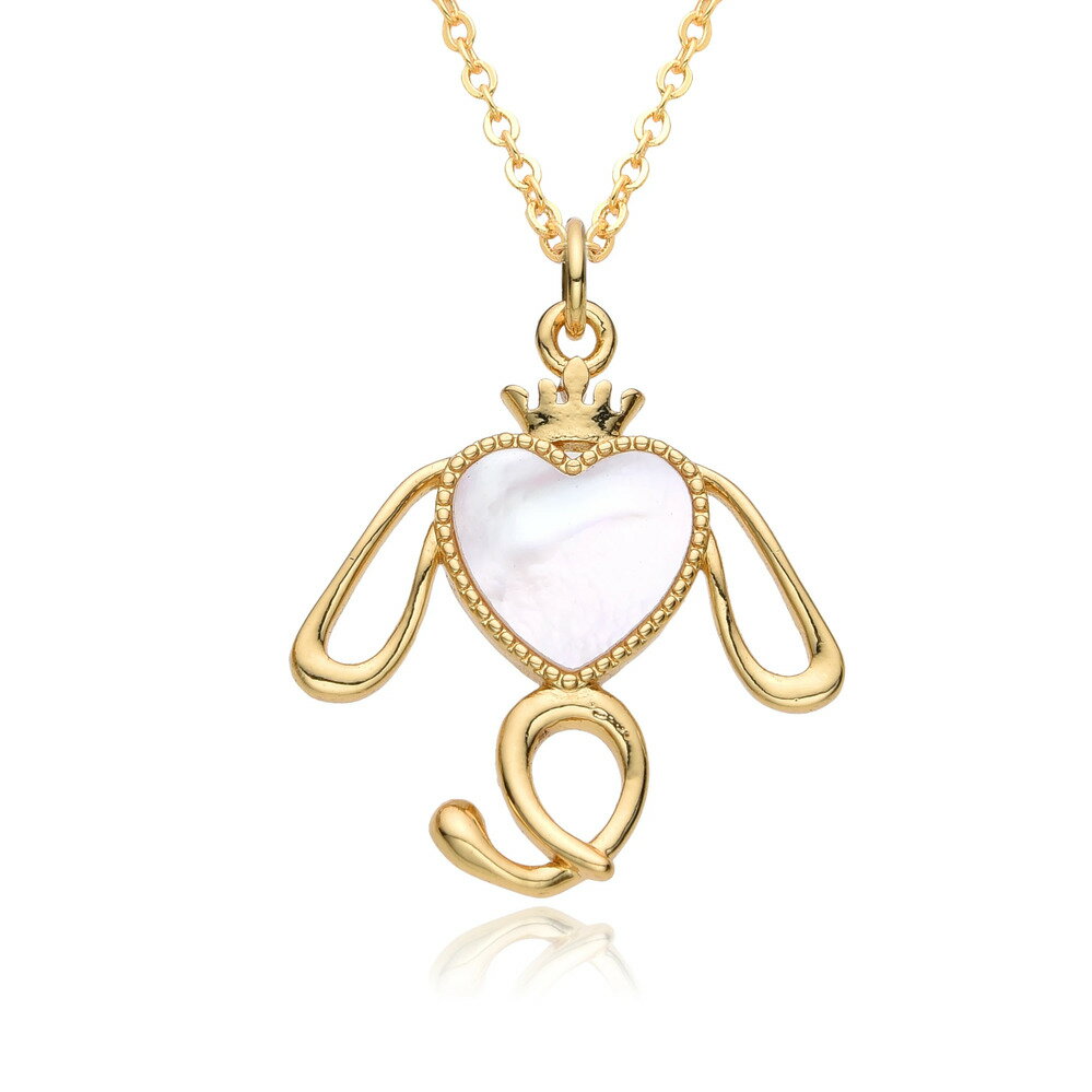 【送料無料】 チョーカー ペンダント ネックレス 動物 アニマル ジルコニア ゴールド ウサギ レディース Y2K カラー 透かし うさぎ ラビット 金魚 ハニ...