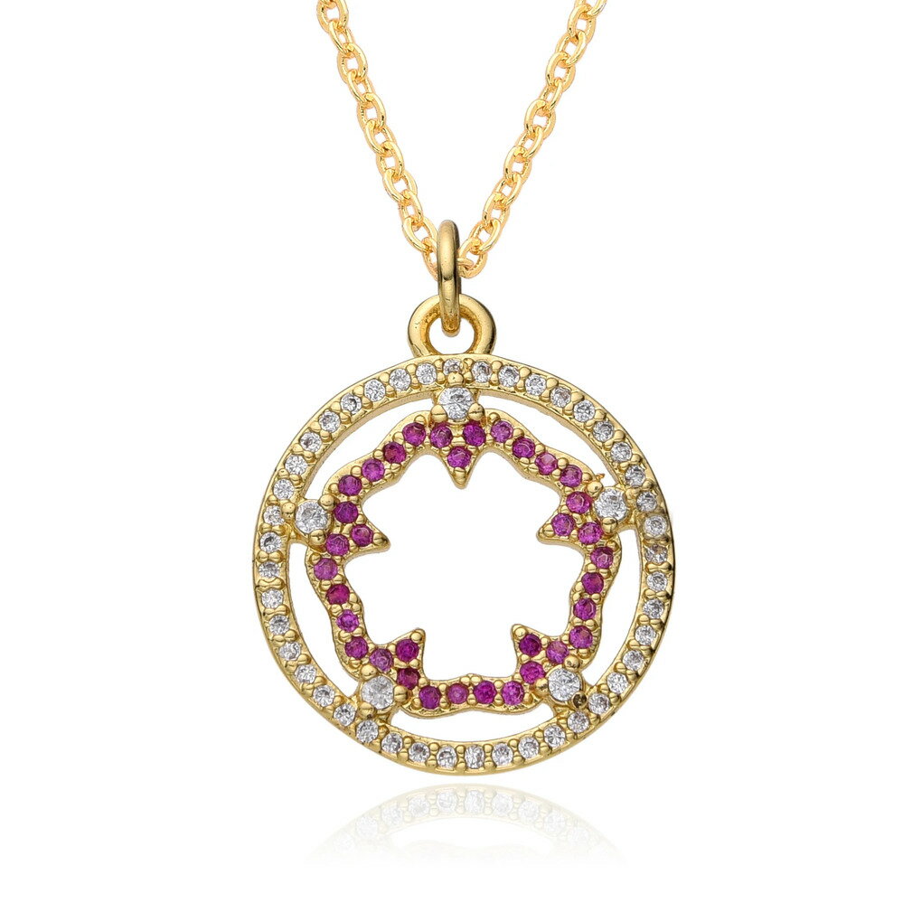 【送料無料】 チョーカー ペンダント ネックレス 動物 アニマル 花 フラワー ジルコニア ゴールド ラウンド レディース メンズ Y2K カラー 透かし 蛇 ...