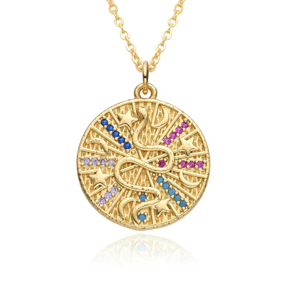 【送料無料】 チョーカー ペンダント ネックレス 動物 アニマル ゴールド クイーン ラウンド ボート キング レディース Y2K カラー 美しい ヘッド ポー...