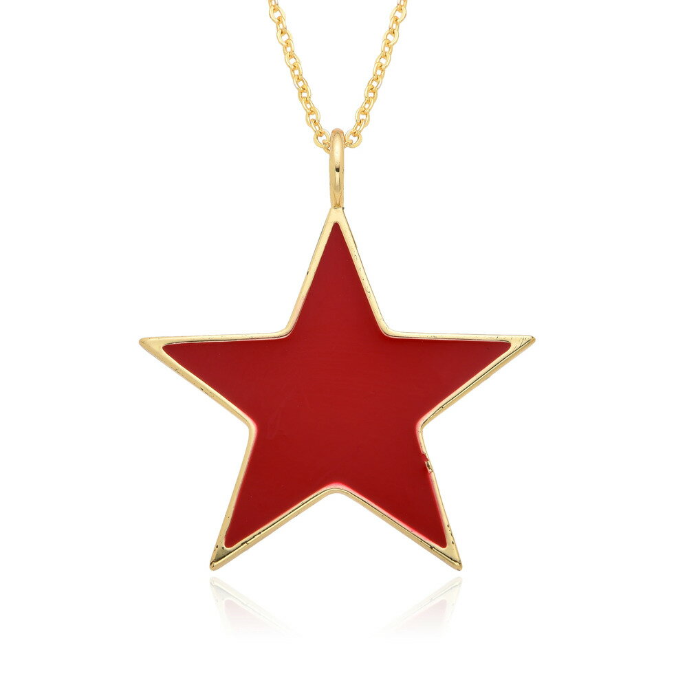 【送料無料】 チョーカー ペンダント ネックレス マルチカラー ゴールド ピンク キング 星 レディース Y2K カラー スター チャーム オイル ドリッピング...