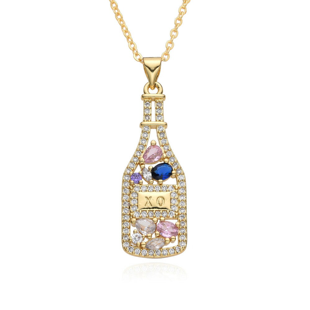 【送料無料】 チョーカー ペンダント ネックレス ジルコニア ゴールド スクエア キング レディース メンズ 新しい Y2K カラー 長方形 四角 カード 下げ...