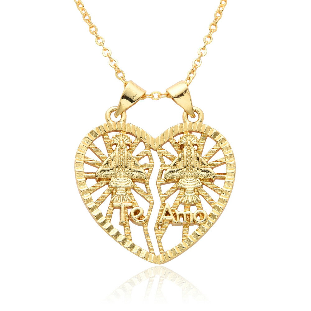 【送料無料】 チョーカー ペンダント ネックレス ゴールド ハート レディース カラー レディ セント ユダ チャーム バージン メアリー 谷 愛 DIY ジュ...