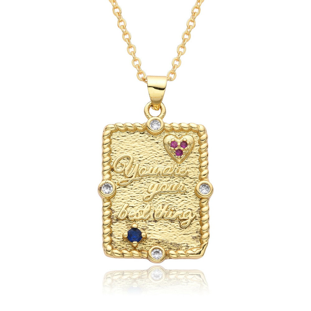 【送料無料】 チョーカー ペンダント ネックレス ゴールド チェーン ビーズ LOVE レディース 新しい カラー ホーリー バイブル チャーム マイクロインレ...