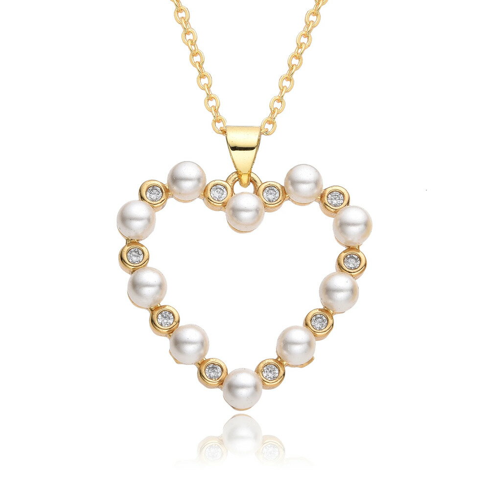 【送料無料】 チョーカー ペンダント ネックレス ゴールド チェーン ハート キング レディース Y2K カラー 透かし チャーム カラフル 象眼細工 CZ ジ...