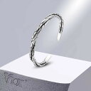 【クーポン利用で3900円】 バングル ブレスレット チェーン メタル カブ メンズ ツイスト ボーイ ソリッド カフ バレンタイン ファザー 日 誕生日 パー...