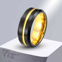 【クーポン利用で7800円】 指輪 リング タングステン グローブ シンプル メンズ 8mm カーバイド アンチ スクラッチ 結婚式 ウェディング バンド 花婿...