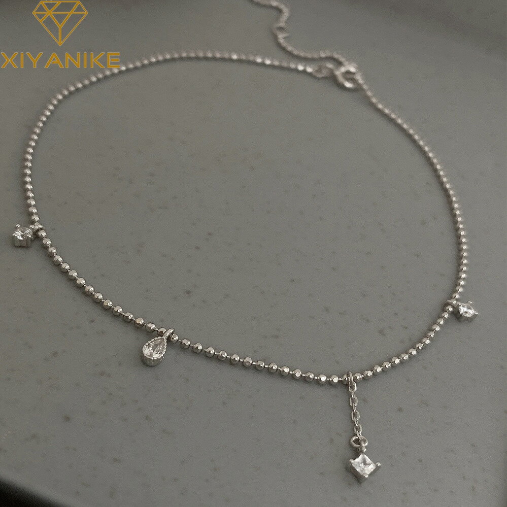 【送料無料】 アンクレット バングル ブレスレット クリスタル シルバー チェーン ビーズ レディース シャイニー 足首 アンクル カラー セクシー 裸足 ベア...