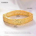 【送料無料】 バングル ブレスレット 花 フラワー エチオピア アフリカ ゴールド レディース 1個セット 24K カラー ミドル イースト 東 ドバイ 結婚式 ウェディング ジュエリー アフリカン