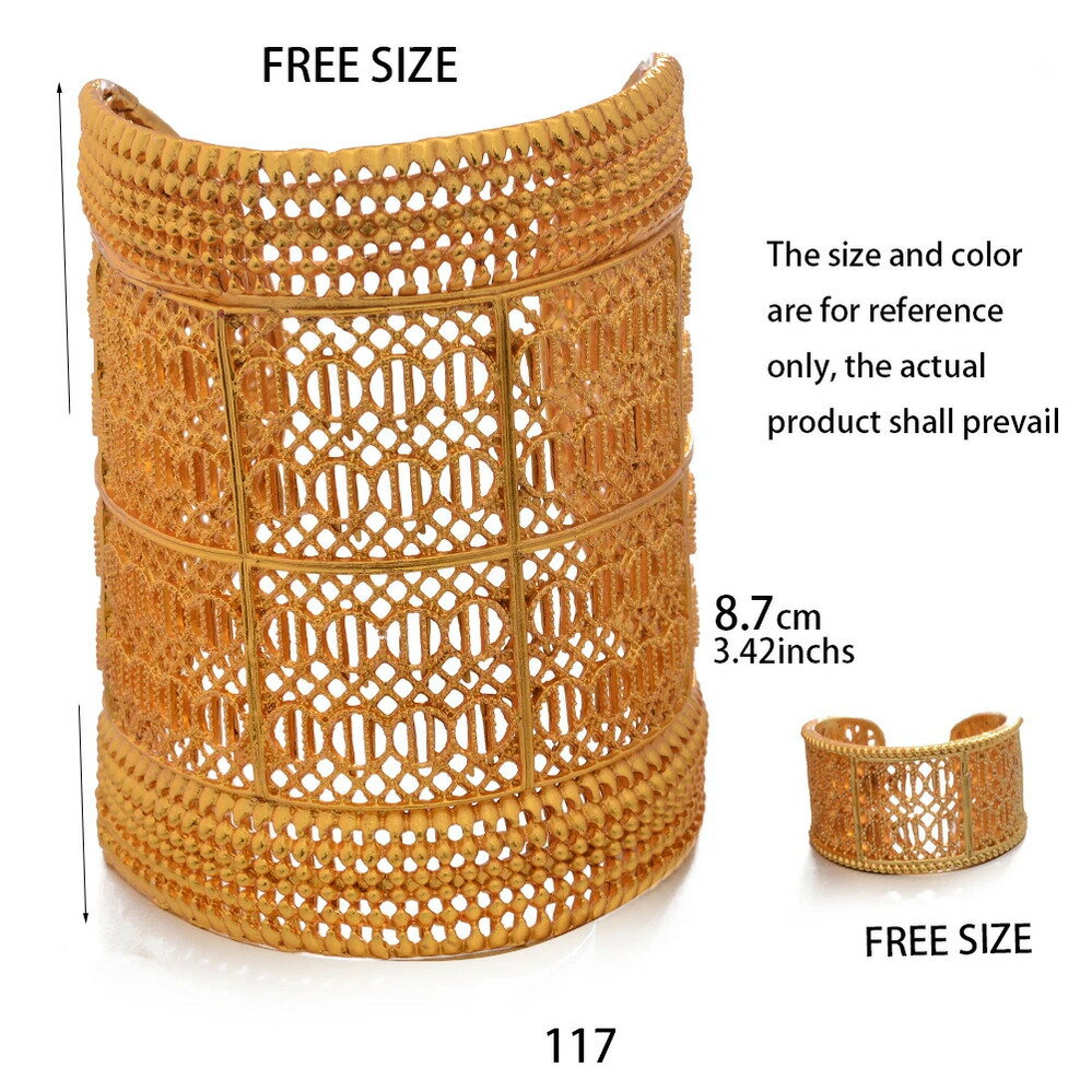 【送料無料】 バングル ブレスレット ナイジェリア ブライダル オマーン アフリカ ゴールド レディース ドバイ カラー ガール アフリカ..