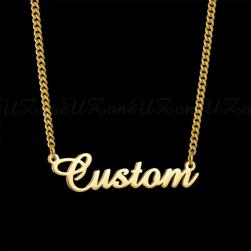 【送料無料】 チョーカー 指輪 リング ネックレス ステンレス チェーン ハート ネーム レディース メンズ スチール パーソナライズ 名前 カスタム ネームプ...