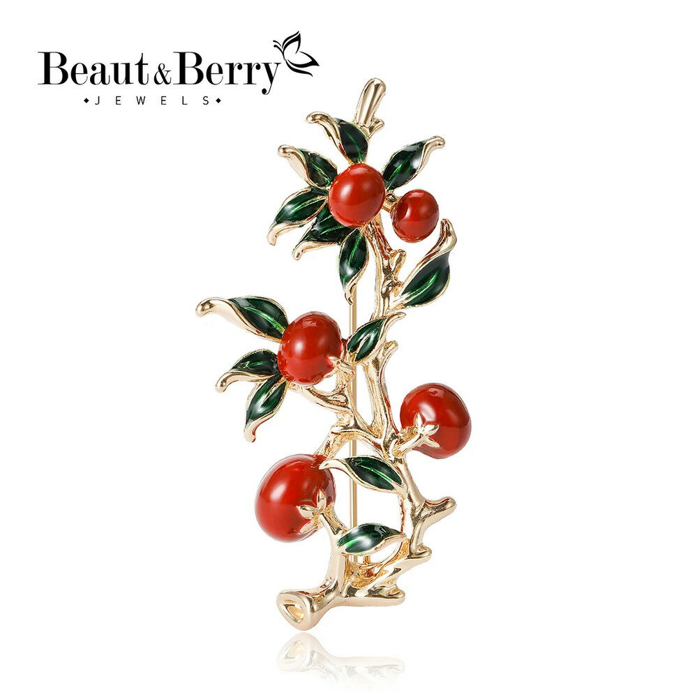 【クーポン利用で3620円】 ブローチ フルーツ プラント 果物 植物 レディース メンズ エナメル かわい..