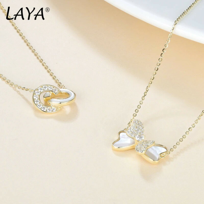 【クーポン利用で9490円】 ペンダント ネックレス ジルコニア シルバー チェーン リング レディース 100% 925 スターリング ジルコン 襟 デザイン 豪華 ジュエリー ギフト(4)