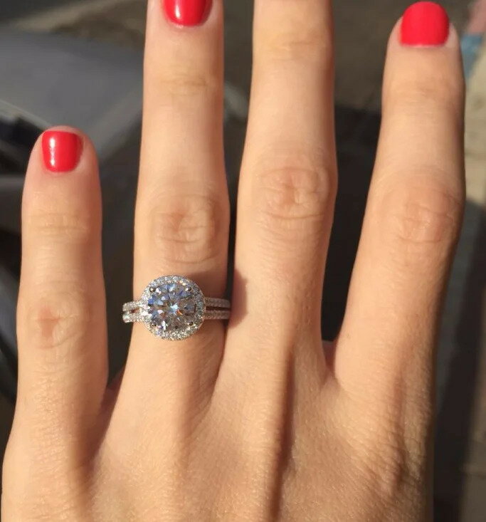 【クーポン利用で3970円】 指輪 リング ジルコニア シルバー クラウン レディース 新しい デザイン ファッション ジュエリー 贅沢 婚約 プレート ジルコン 結婚式 ウェディング(4)