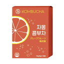 ヒルズラボ コンブチャ（ HEALSLAB KOMBUCHA）グレープフルーツ味　(5g×15 包 )　微炭酸