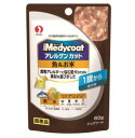 【ペットライン】 メディコート アレルゲンカット パウチ 1歳から 成犬用 魚&お米 60g 【日用品】