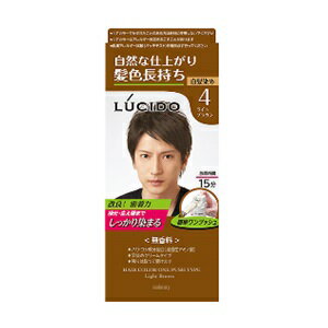 【マンダム】 ルシード ワンプッシュケアカラー ライトブラウン 50g+50g (医薬部外品) 【日用品】